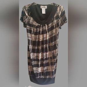 Danny & Nicole Dress Size 8 Casual Career Geometric Print